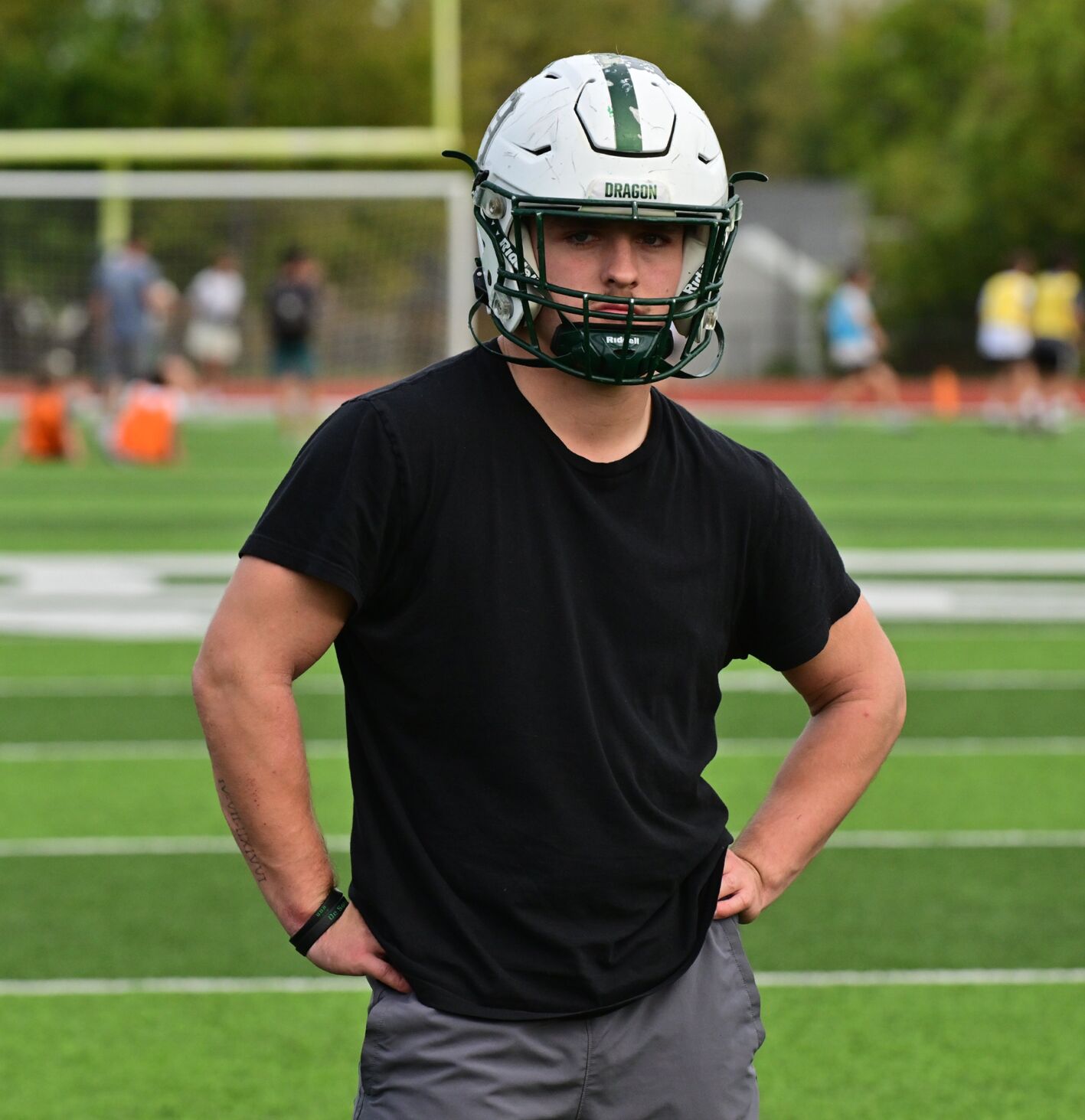 De Soto football practice